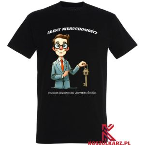 Podaję klucze do przyszłości – Koszulka dla specjalisty od nieruchomości