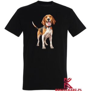 Koszulka z nadrukiem psa Angielski Coonhound