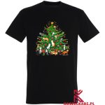 Miauczące Święta – Koszulka z Kotami na Choince