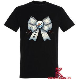 Świąteczna Kokarda Bałwanowa – Koszulka dla Niego i dla Niej