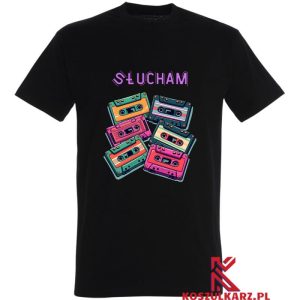 Koszulka Retro Słucham, Kasetowy Powrót Vintage