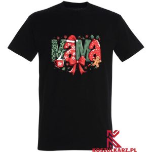 Koszulka Mama w Bożonarodzeniowej Odsłonie