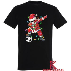 Koszulka Futbolowy Święty Mikołaj Świąteczny Dreszcz Emocji