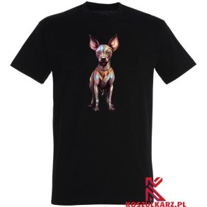 Koszulka z nadrukiem psa Nagiego Pies Meksykański