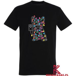 Koszulka Świąteczny Klimat z Buldog francuski