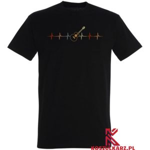 Koszulka z nadrukiem Gitarowa Linia Życia