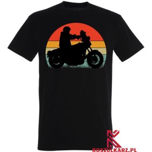 Koszulka z nadrukiem Retro Motocykla