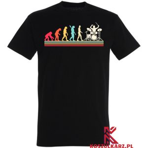 Koszulka z nadrukiem Retro Perkusista