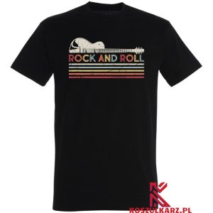 Koszulka z napisem Rock and Roll