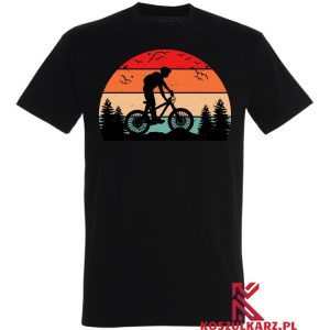 Koszulka z nadrukiem Retro Rowerzysty Górskiego