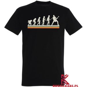 Koszulka z nadrukiem z nadrukiem Etapów Rozwoju Gitarzysty