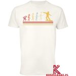 Koszulka z nadrukiem Rozwoju Snowboardu w Czasie