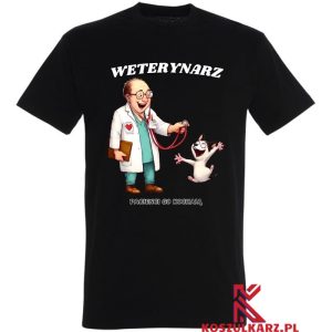Koszulka dla weterynarza Pacjenci go kochają
