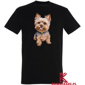Koszulka z nadrukiem psa York Toy Fox Terrier