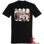 Świąteczny Nostalgiczny Krajobraz – Urocza Zimowa Koszulka