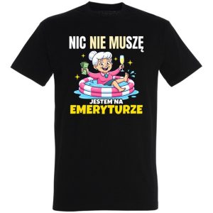 Koszulka babcia jestem na emeryturze