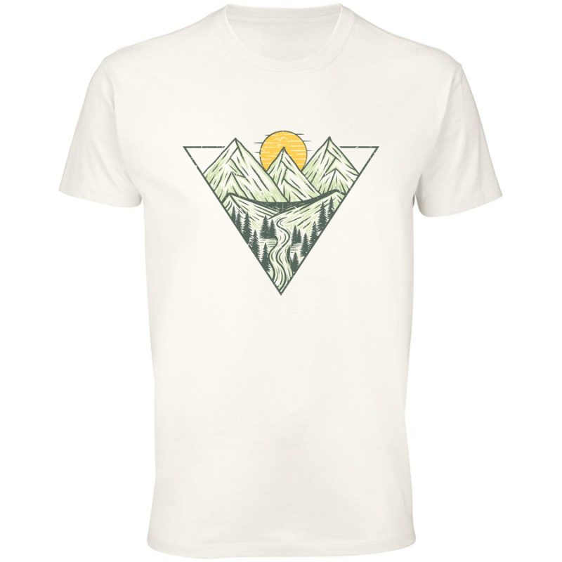adventure awaits vector art summer t shirt design illustration meska white