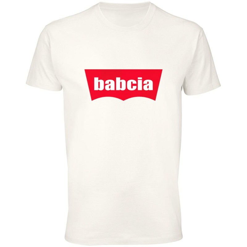 babcia levis meska white