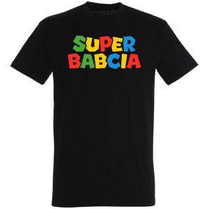 Koszulka SUPER BABCIA Mario