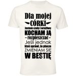 Koszulka kocham cię dla mojej córki jestem