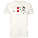 Koszulka dla par magnes elektryzująca prostota