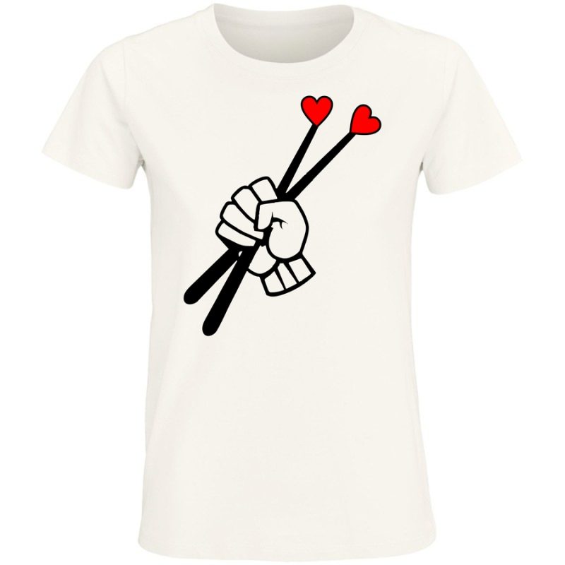 dla perkusisty damska white