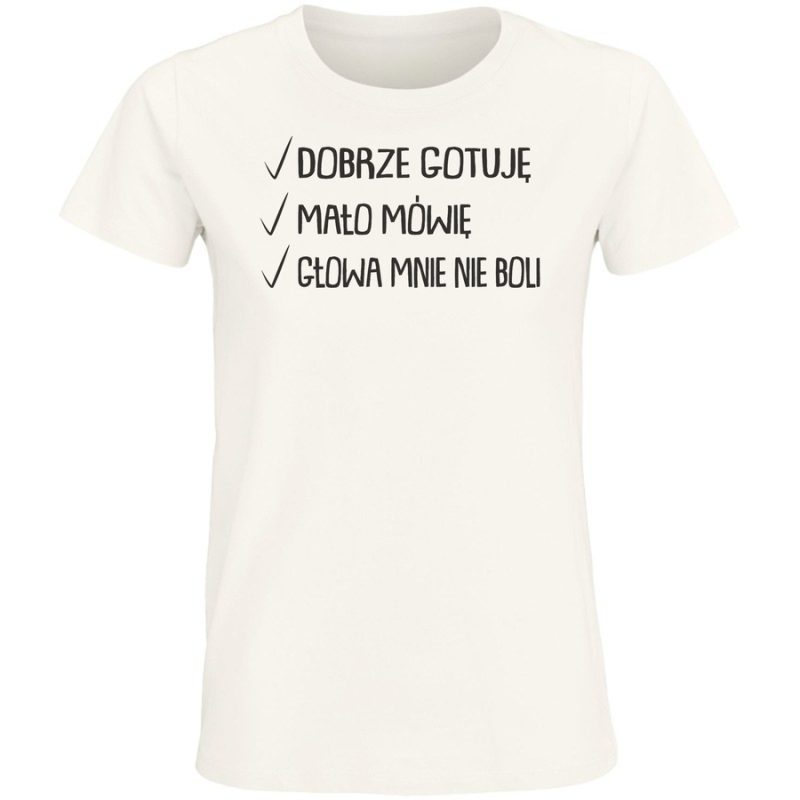 dobrze gotuje malo m owie damska white