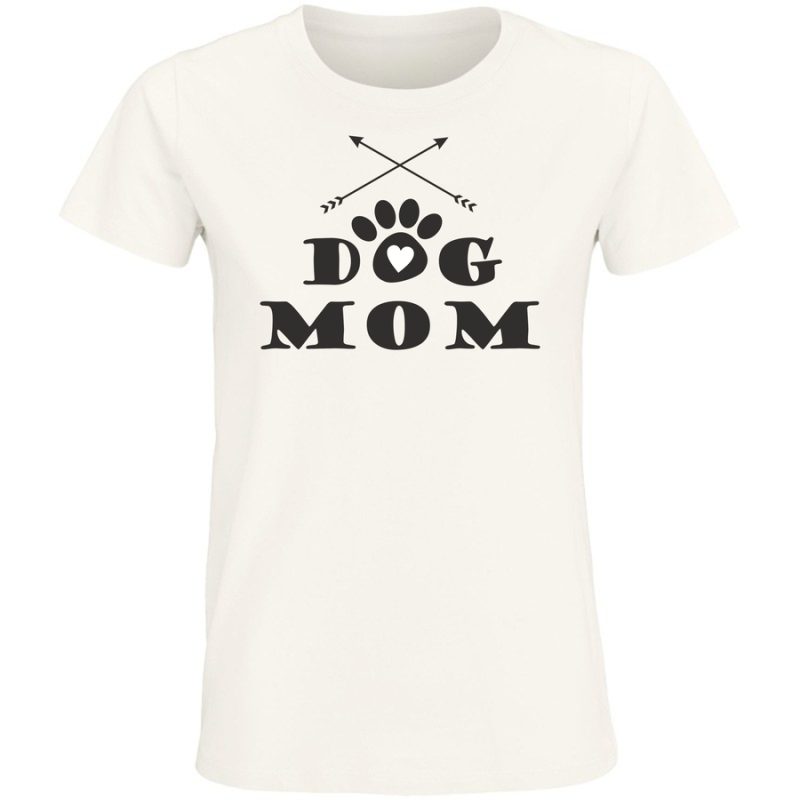 dog mom 1 damska white