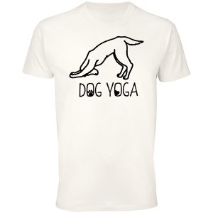 Koszulka dla miłośników psów i jogi