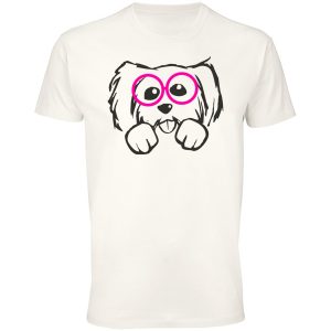 Koszulka dog w okularach