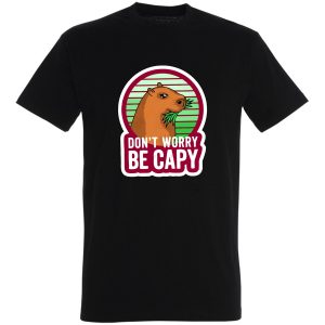 Koszulka kapybara – don't worry be capy