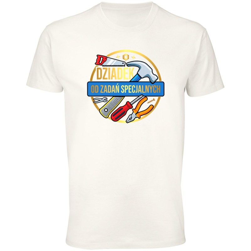 dziadek do zadan specjalnych meska white