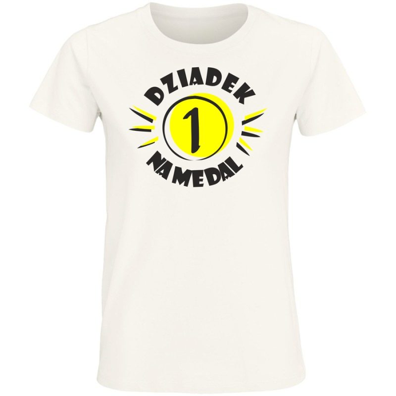 dziadek na medal damska white