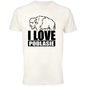 Koszulka Dzikie Podlasie I Love Podlasie