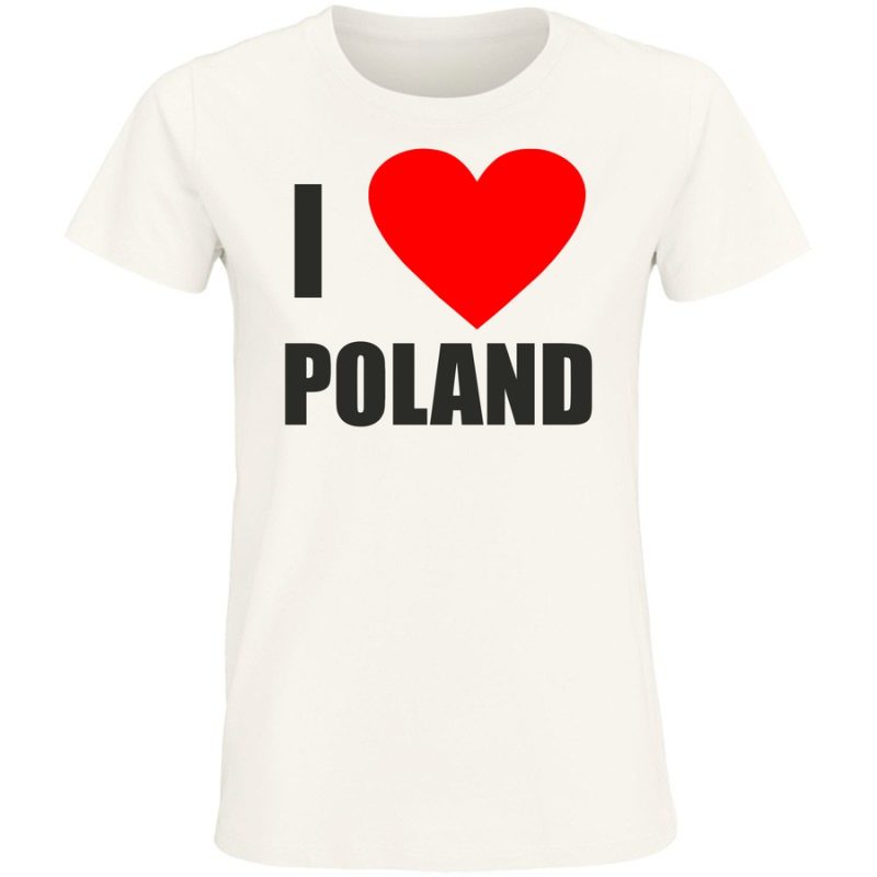 i love poland 1damskawhite