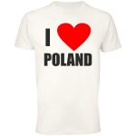 Koszulka I ❤️ POLAND