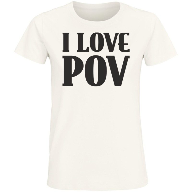 i love pov damska white