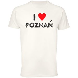 I Love Poznań Poznań w sercu – Retro Koszulka