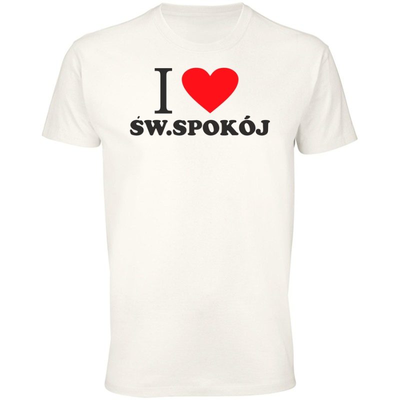 i love sw spokoj meska white
