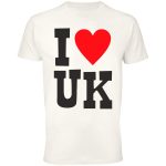 I Love Uk Brytyjska Koszulka