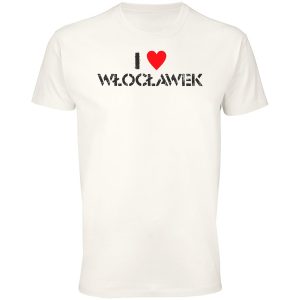 Koszulka I ❤️ Włocławek