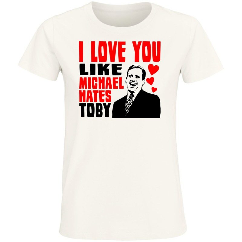 i love you like michael hates damska white