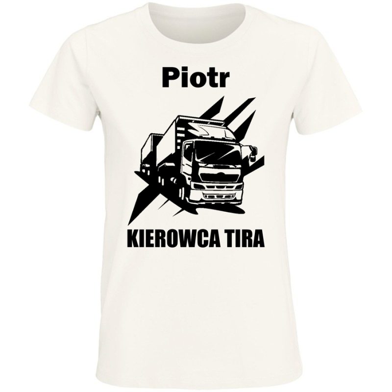 imie kierowca tira piotr damska white