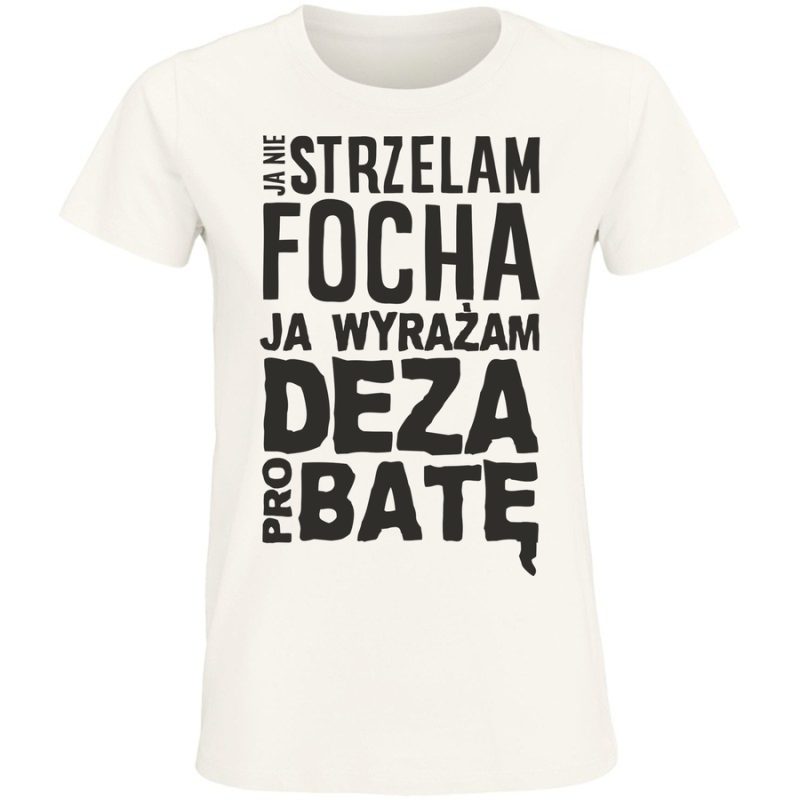 ja nie strzelam focha ja wyrazam dezaprobate damska white