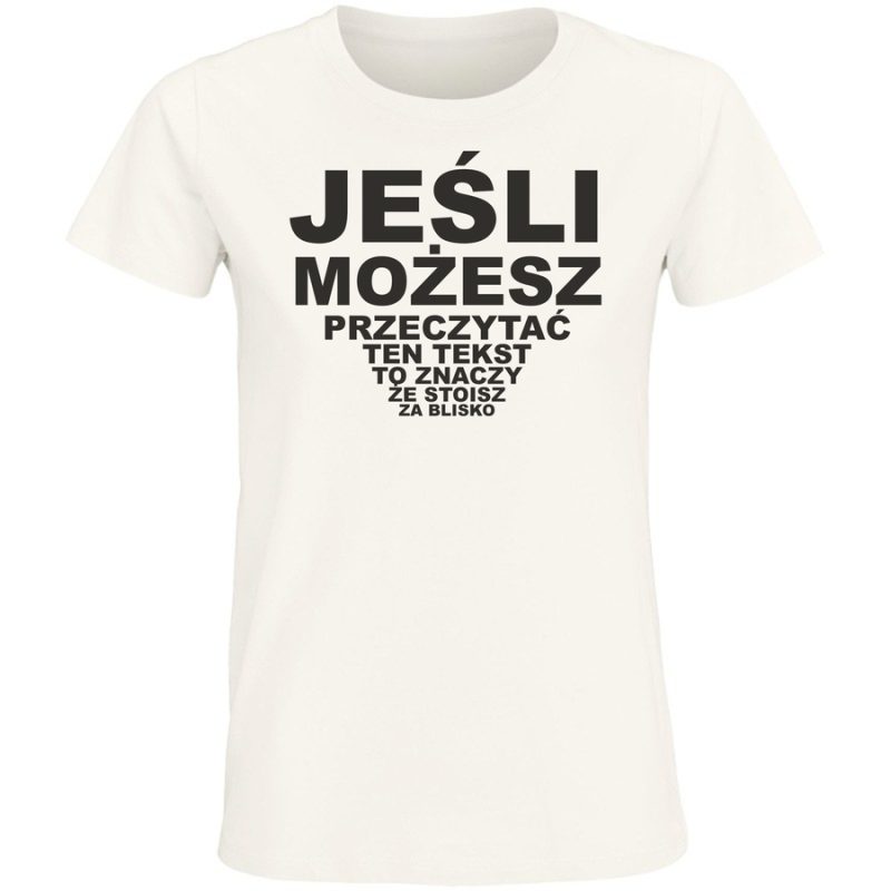 je sli mozesz przecz cta ten tekst damska white
