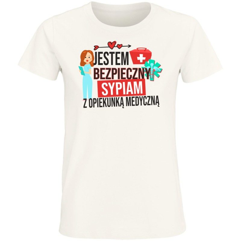 jestem bezpieczny sypiam z opiekunka medyczna 2 damska white