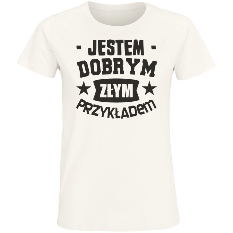 jestem dobrym zlym damska white