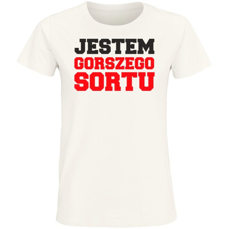 jestem gorszego sortu damska white