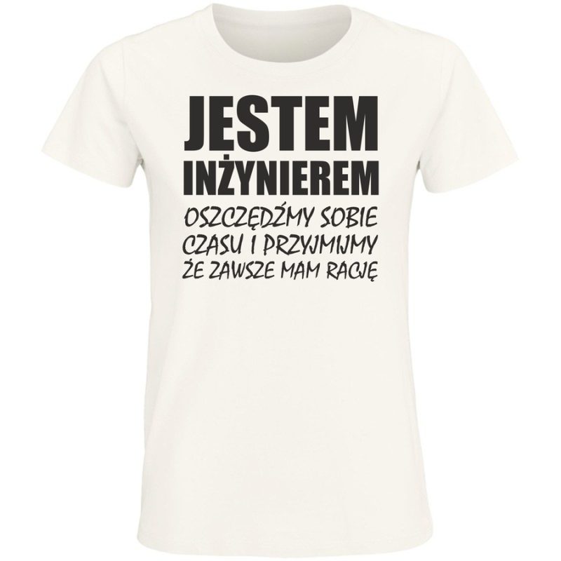 jestem inzynieerem damska white