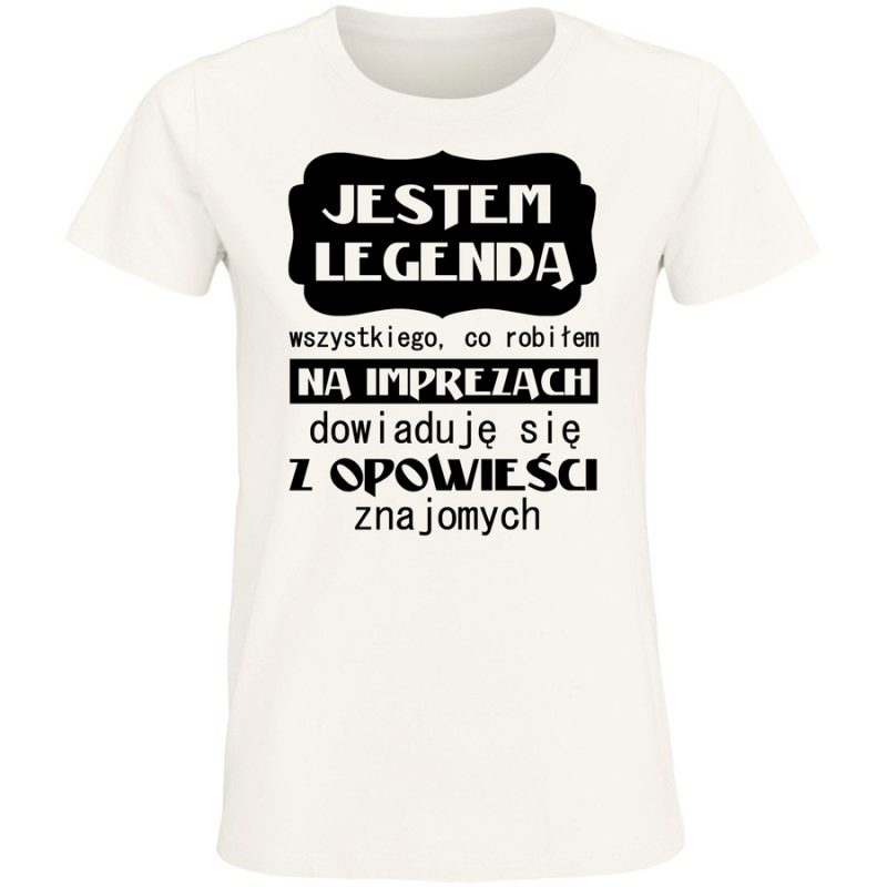 jestem legenda damska white